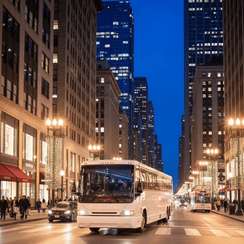 Charter bus rental service in Chicago and Illinois Charter bus rental service in Chicago and Illinois