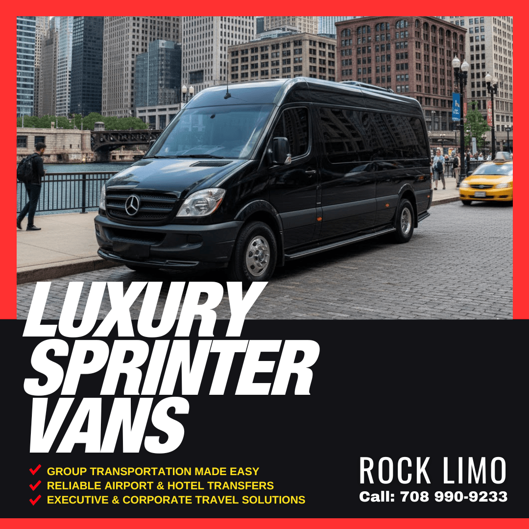 Sprinter Limo Serrvice and Sprinter Van Rentals in Chicago