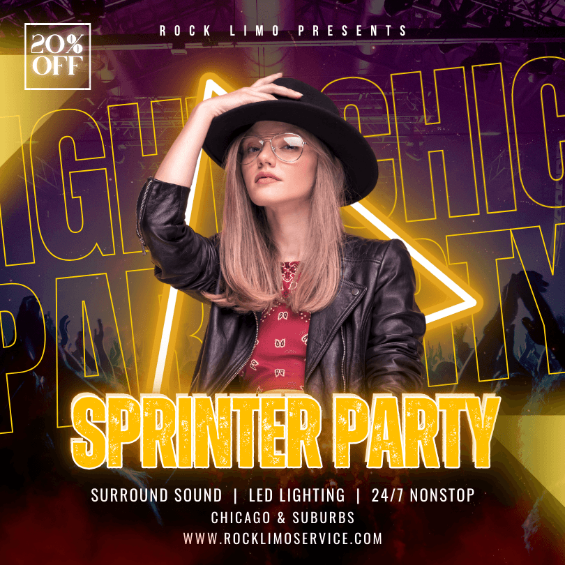 sprinter party bus services in chicagoa and illinois