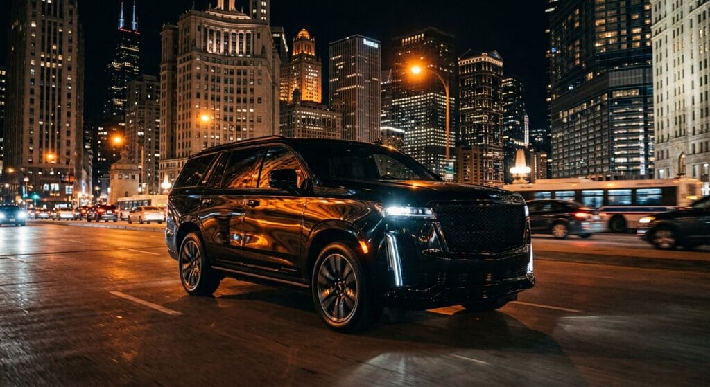 2026 escalade limo in chicago